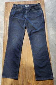 Levi's 505 Jeans Women's Size 10 Straight Dark Blue Denim - Picture 1 of 12