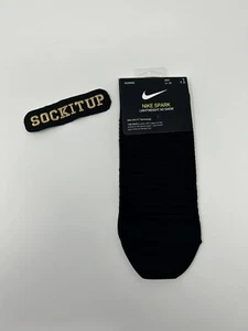 Nike SPARK Lightweight No-Show Running Socks- Style SK0052-010 size 14-16 - Picture 1 of 3