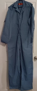 Red Kap CT10 Overall 46R durchgehender Reißverschluss blau Arbeitskleidung neu ohne Etikett Mechaniker Uniform Large - Bild 1 von 6