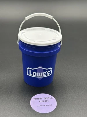 Mini cubo y tapa Lowe's, cubo de almacenamiento de plástico sin BPA - manualidades, herramientas, regalos Foto 1 de 4