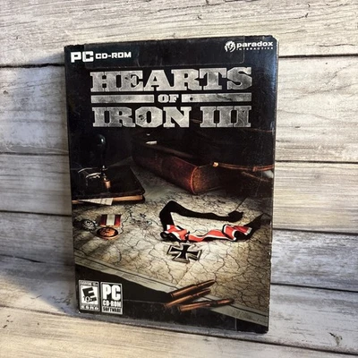 Hearts of Iron III (PC, 2009) New Factory Sealed Rare OOP Ships FREE - Image 1 of 4