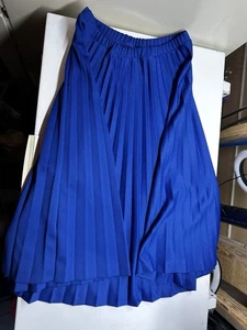 Brownstone Studio New York Damen Blau Faltenrock Vintage - Bild 1 von 6