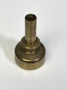 Hans Ange Jakobsson AB single brass candle holder #L-92 1960s Made in Sweden - Picture 1 of 8