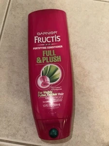 Garnier Fructis FULL & PLUSH Conditioner Volume THICKER Hair 13oz Pomegranate - Picture 1 of 2
