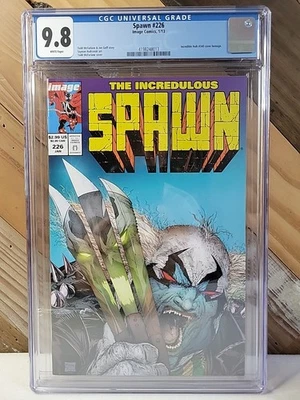 Spawn #226 CGC 9.8 Hulk #340 Homage Image Comics 2013 Todd McFarlane Cover - Image 1 of 4