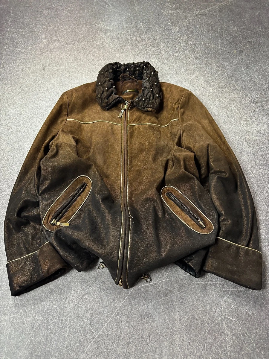 washed leather jacket products for sale | eBay