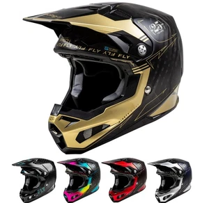 Casco de motocross todoterreno Fly Racing Youth Forumula S carbono MX ATV - Imagen 1 de 21