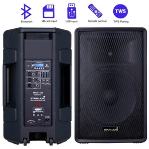 15" Active Powered PA Speaker Studio TWS USB Loudspeaker Audio Stage DJs Speaker - Picture 1 of 22