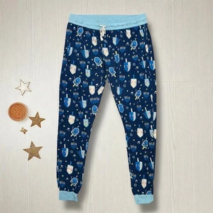 Little Sleepies | Pantaloni Pigiama Donna Hanukkah Dreidel Bambù Taglia S - Foto 1 di 6