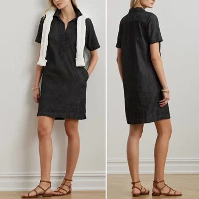 Lauren Ralph Lauren Denim Shift Dress Size XXL Dark Rinse Nightfall Wash Cotton - Image 1 of 4