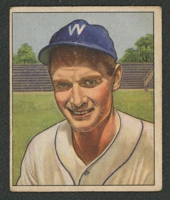 1950 Bowman #17 Sid Hudson :: Washington Senators   ~ VG/VGEX - Image 1 of 2