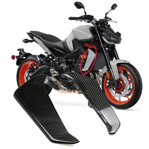 Protector de radiador de fibra de carbono para MT09 FZ09 2017-2020, brillante - Imagen 1 de 3