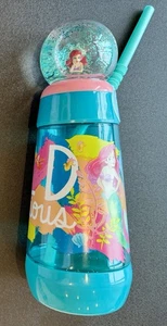 Ariel Spin Snow globe Cup w. Straw Little Mermaid. Never used, only displayed - Picture 1 of 2