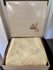 De Colección Toddletime Manta Bebé Suave Dacron Poliéster Fibra Relleno Elefantes 36x50 Caja - Imagen 1 de 16
