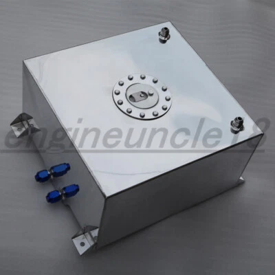 AU SHIP Universal 15 Gallon 60L Fuel Cell Tank with Foam Aluminum Polished - image 1 of 4