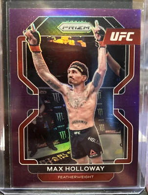 2022 Max Holloway Purple Prizm 130/149 - Image 1 of 2