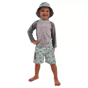 UV Skinz   Toddler Boys' 3-piece Swim Set  2T-5T - Picture 1 of 8