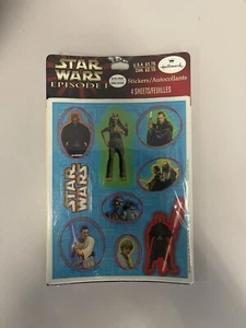 Star Wars Episode 1 Hallmark Stickers 4 Sheets Sealed Vintage - Picture 1 of 2
