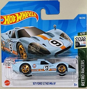 Hot wheels ‘67 Ford GT40 Mk.IV Blue Gulf 2022 D Case Short Card - Picture 1 of 1