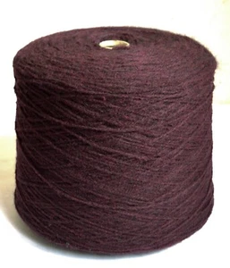 Hilos italianos de lana merino, cono de 2,2 lb/1000 gramos - Imagen 1 de 3
