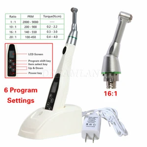 Pieza de mano inalámbrica/piezas de motor dental mini endo recíproco 16:1 contra ángulo - Imagen 1 de 21