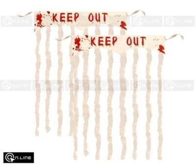 1 x Decoraciones de Halloween Cortina de Puerta Colgante Entrada Tumba Patio Fiesta Espeluznante Foto 1 de 4