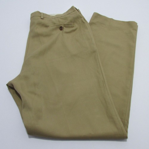 Burberrys uomo misto lana regular dritto casual cammello W36 L33 SKU Y05913