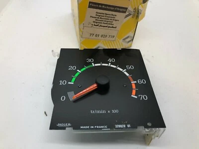 RENAULT Fuego Tachometer Reloj cuenta revoluciones 7701029739 Genuine NOS - Image 1 of 4