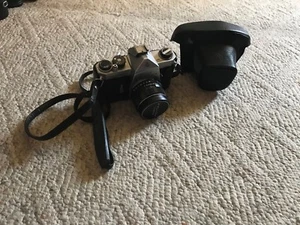Asahi Pentax Spotmatic Camera w/case +  Super Takumar Lens 1:1.8/55 Vintage - Picture 1 of 12