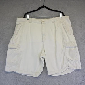 Tommy Bahama Cargo Shorts Mens 42 White Relax Fit Utility Hiking Sports Outdoor - Picture 1 of 15