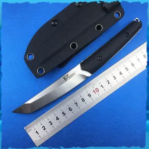 TANTO 631 VG-10 Blade G10 Handle Fixed Blade Tactical Hunting With KYDEX Jacket - Picture 1 of 7