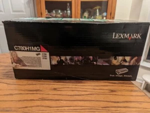 Genuine OEM Lexmark C780H1MG Factory Sealed MAGENTA TONER Cartridge Printer - Picture 1 of 2