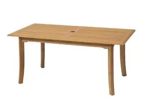 A-Grade Teak Wood 82" Rectangle Dining Table Outdoor Patio Garden New - Picture 1 of 3