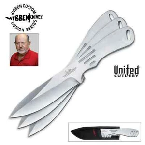 3 pc. Gil Hibben Hibben Knives Large Pro Thrower Triple Set Throwing Knife Set - Picture 1 of 2