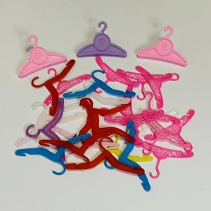 Vintage 1960s-1990s Barbie Clothes Hangers Mixed Lot Of 27 Hong Kong Taiwan - Picture 1 of 11