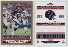 2013 Score Gold Zone /50 Arian Foster #84