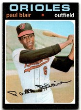 1971 Topps Baseball Paul Blair Baltimore Orioles #53