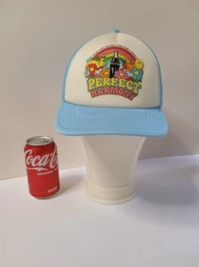 Coca Cola Coke Retro Perfect Harmony Hippie Trucker Mesh Hat American Eagle - Picture 1 of 7