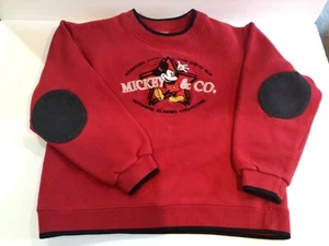 Mickey & Co. Authentic Classic Mickey Mouse Disney Sweatshirt VTG Size L Youth - Picture 1 of 5