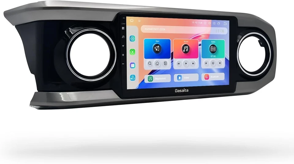 Dasaita Android 13 estéreo de coche para Toyota Tacoma 2015-2022 radio Carplay 6+64G Foto 1 de 4