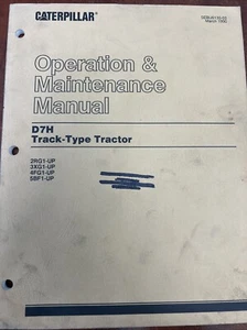 Caterpillar D7H OPERATION MAINTENANCE MANUAL Track Type tractor SEBU6130-03 - Picture 1 of 4