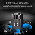 V9 16 Band 360 Degree Police Camera Laser Speed Radar Detector with Voice Alert