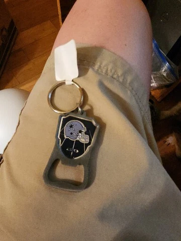 Dallas Cowboys Key Chain with Bottle Opener NFL Football Cover