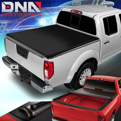 PARA NISSAN FRONTIER 2005-2023 6'1" PLATAFORMA LATERAL TECHO BLANDO CUBIERTA ENROLLABLE Foto 1 de 4