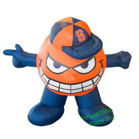 7' Air Blown LED Inflatable NCAA Syracuse Oranges Otto Mascot Yard decoration Cover