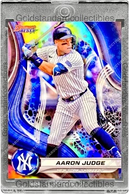Tarjeta de inversión refractor Aaron Judge RARA BOWMAN CROMADA YANKEES MVP ROY COMO NUEVA Foto 1 de 2