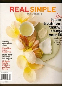 REAL SIMPLE MAGAZINE MARCH 2011 LIFE CHANGING BEAUTY TREATMENTS - Picture 1 of 1