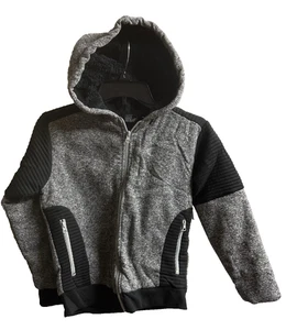 O.T. Revolution Jungen Jacke meliert grau Größe L912/14) innen Sherpa #6R - Bild 1 von 3