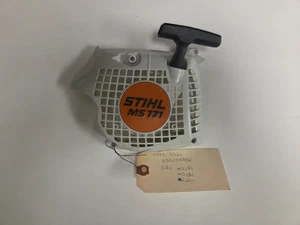 Conjunto de retroceso de arranque de motosierra Stihl pieza usada OEM - MS 171 - Imagen 1 de 2