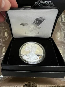 2025 Laser Engraved American Eagle One Ounce Silver Proof Coin In Hand✅ - Picture 1 of 6